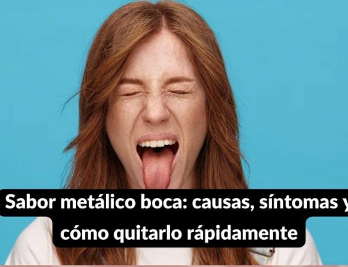 Sabor metálico boca: causas, síntomas y cómo quitarlo rápidamente