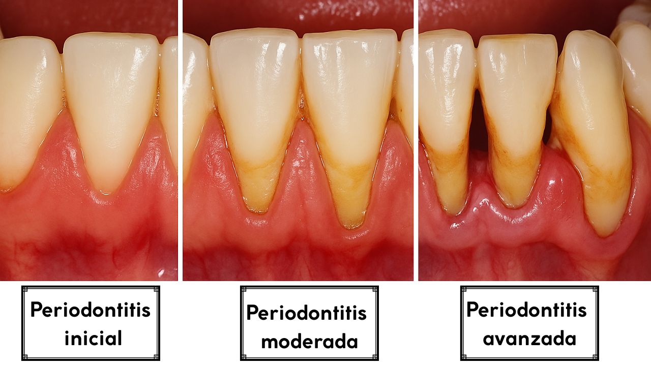 fases periodontitis dental